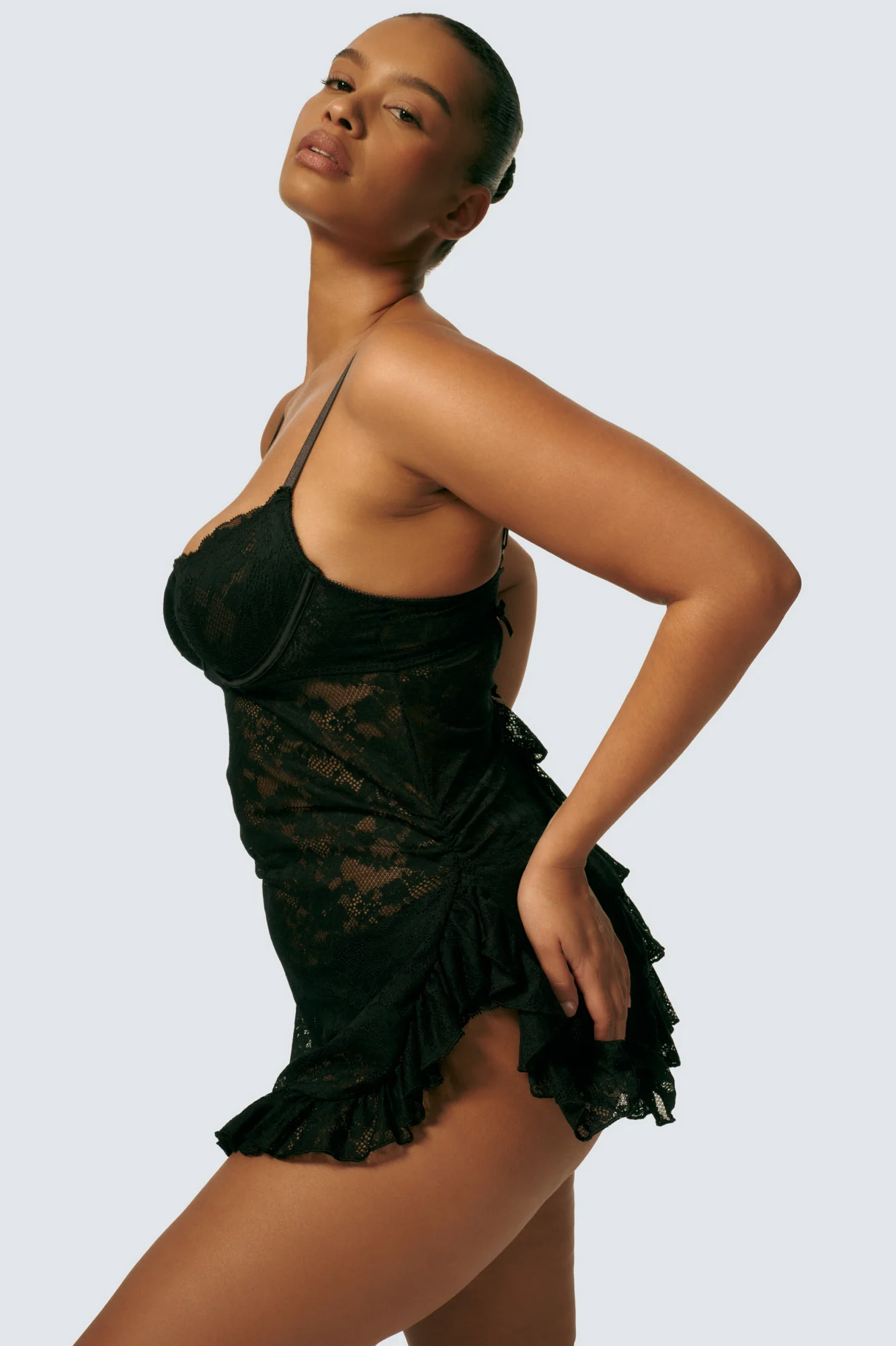 Saddle Up Frill Back Bustle Slip - Image 2