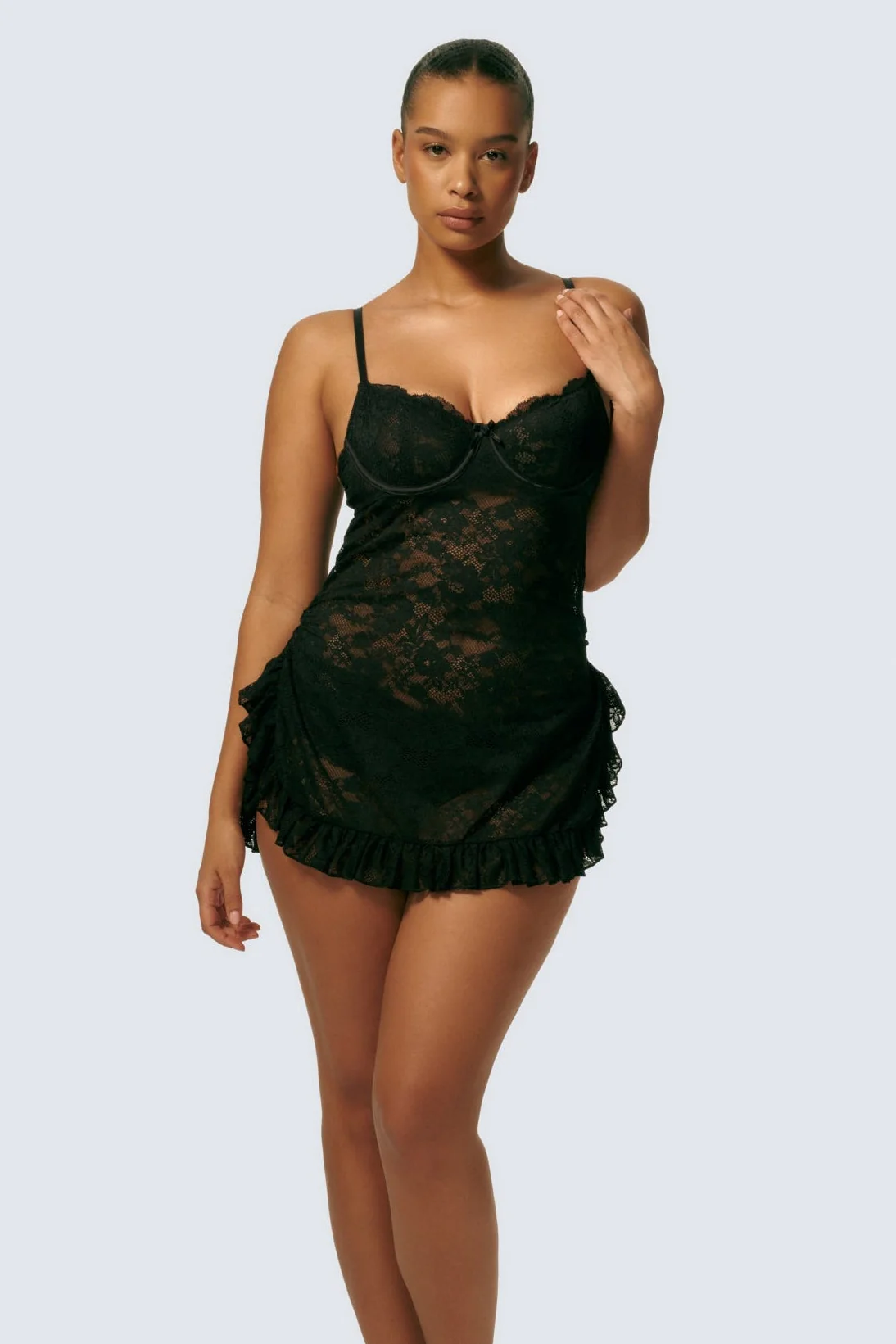 Saddle Up Frill Back Bustle Slip - Image 5