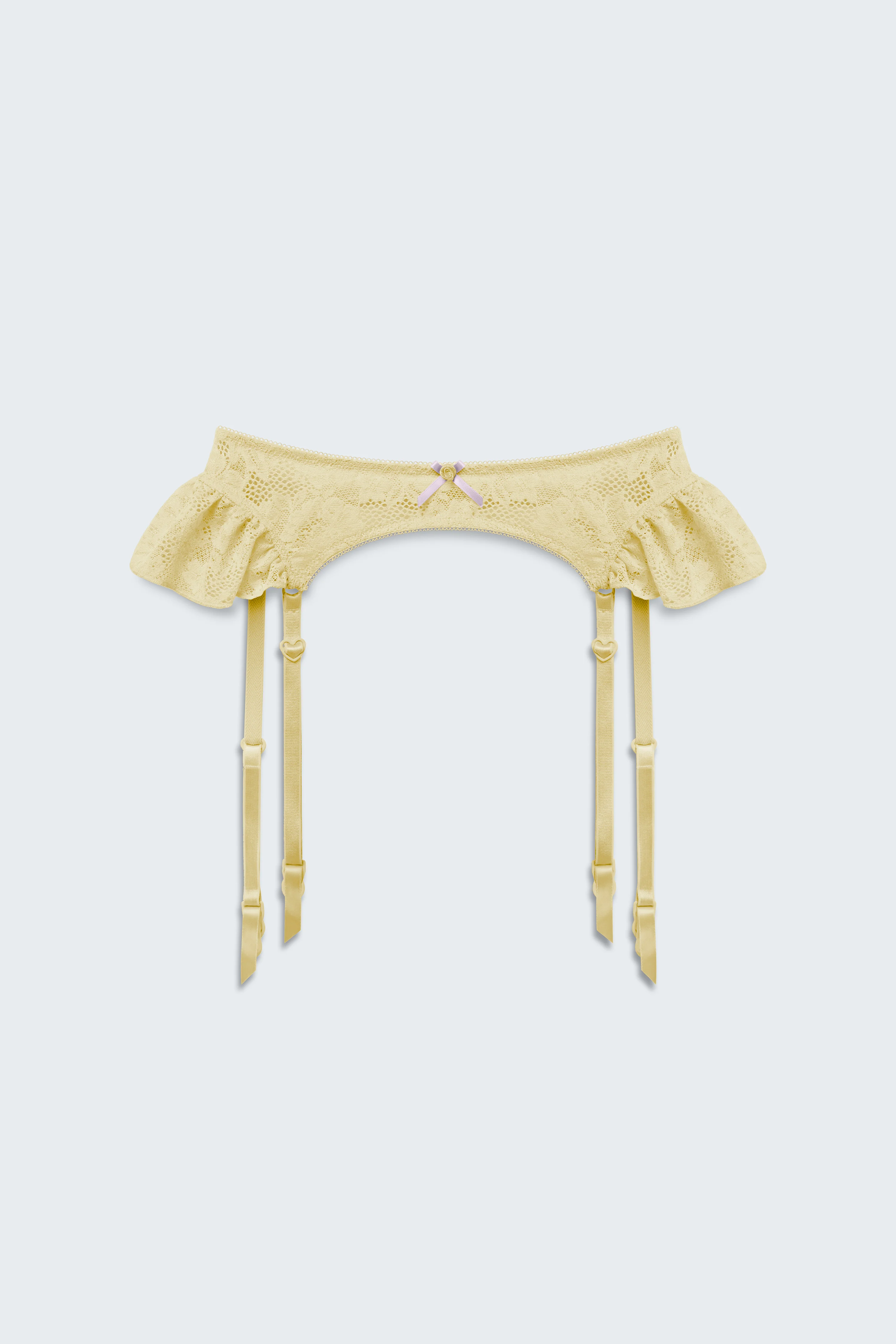 Spur of The Moment Frill Garter Belt