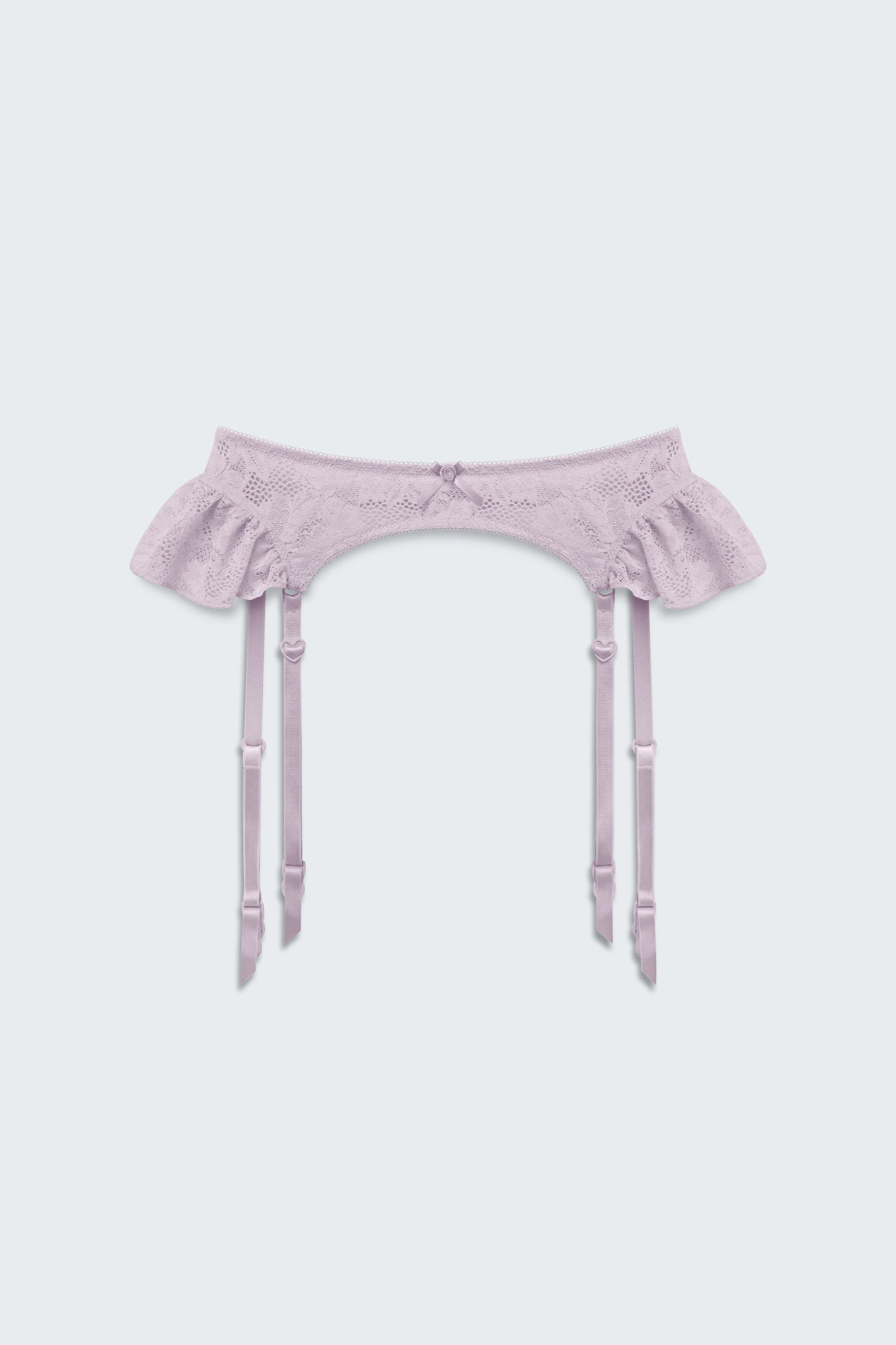 Spur of The Moment Frill Garter Belt