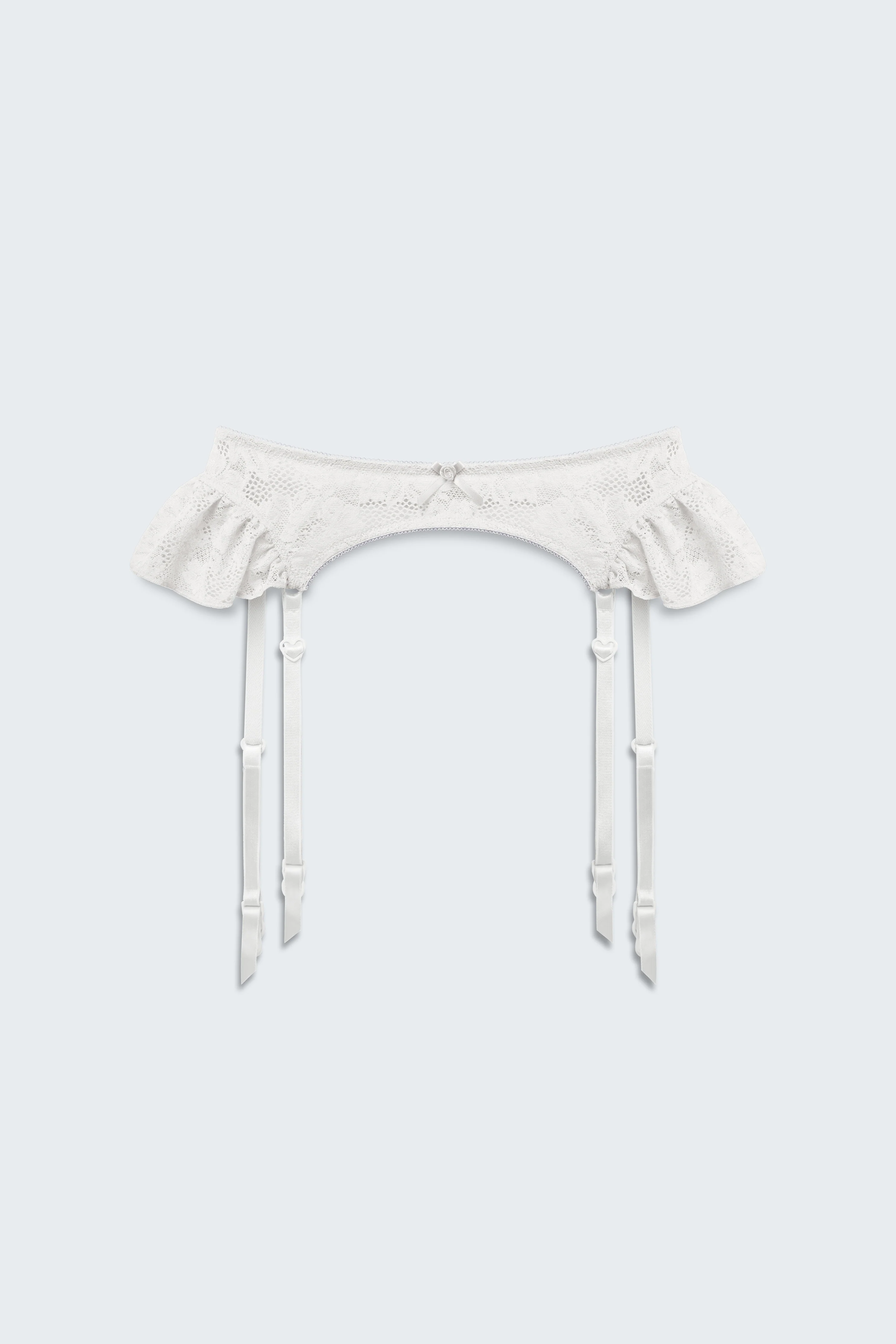 Spur of The Moment Frill Garter Belt - Image 3